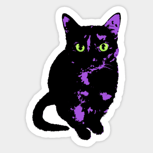 A Witches Cat Sticker